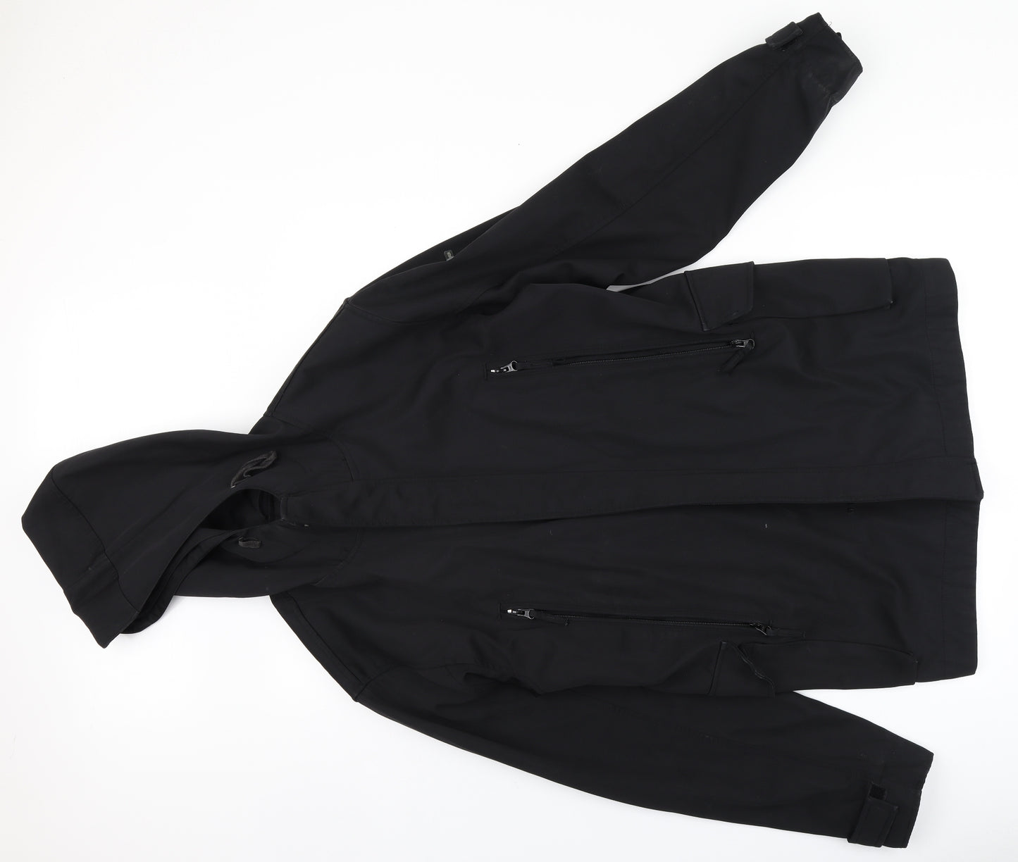 Duck and Cover Mens Black   Windbreaker Coat Size M