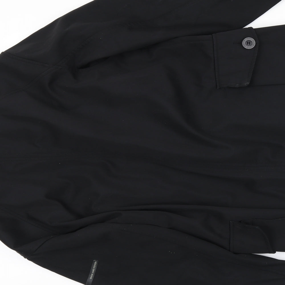 Duck and Cover Mens Black   Windbreaker Coat Size M