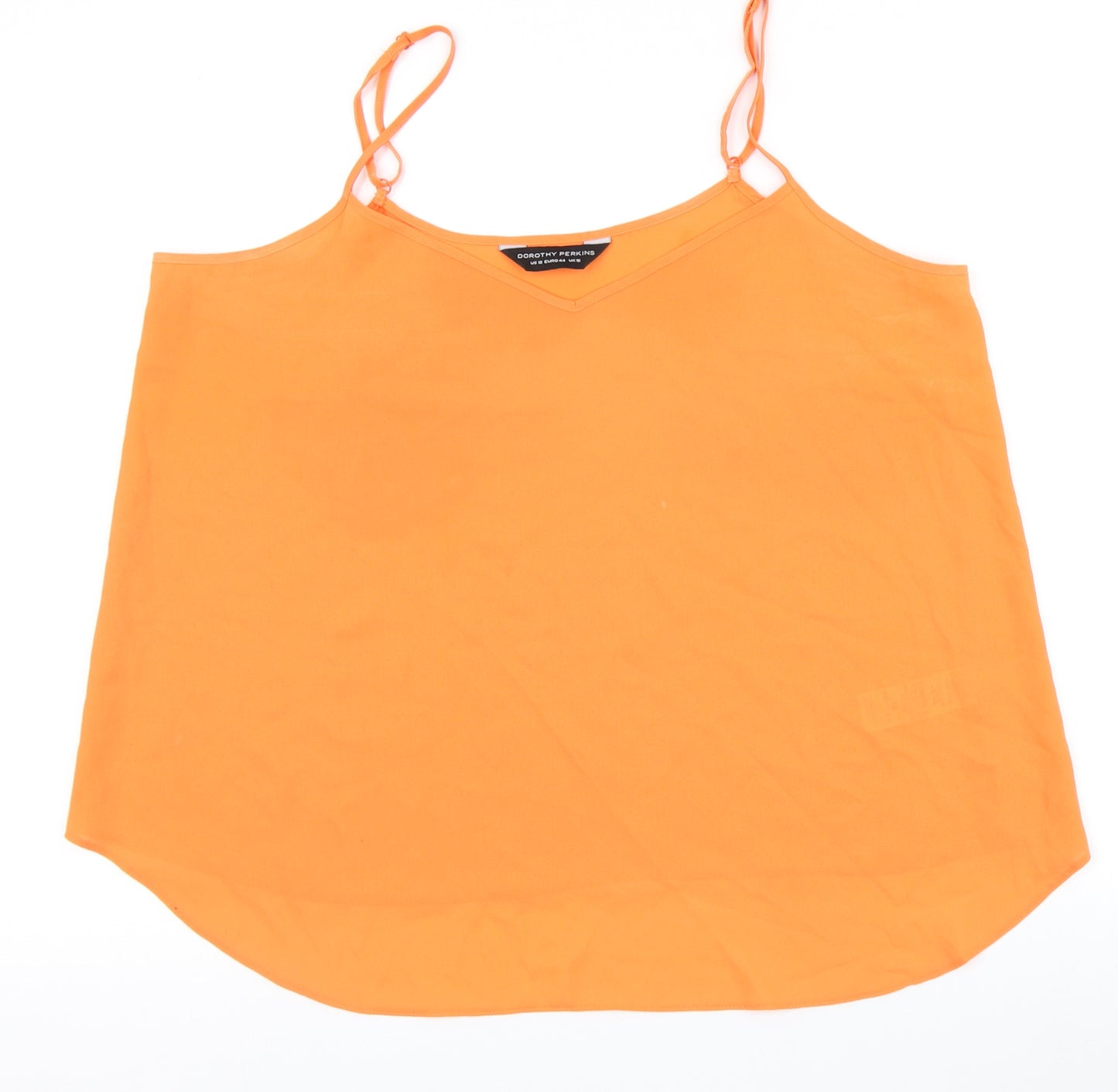 Dorothy Perkins Womens Orange   Camisole Tank Size 16