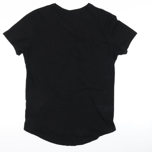 ZARA MAN Mens Black Camouflage   T-Shirt Size M