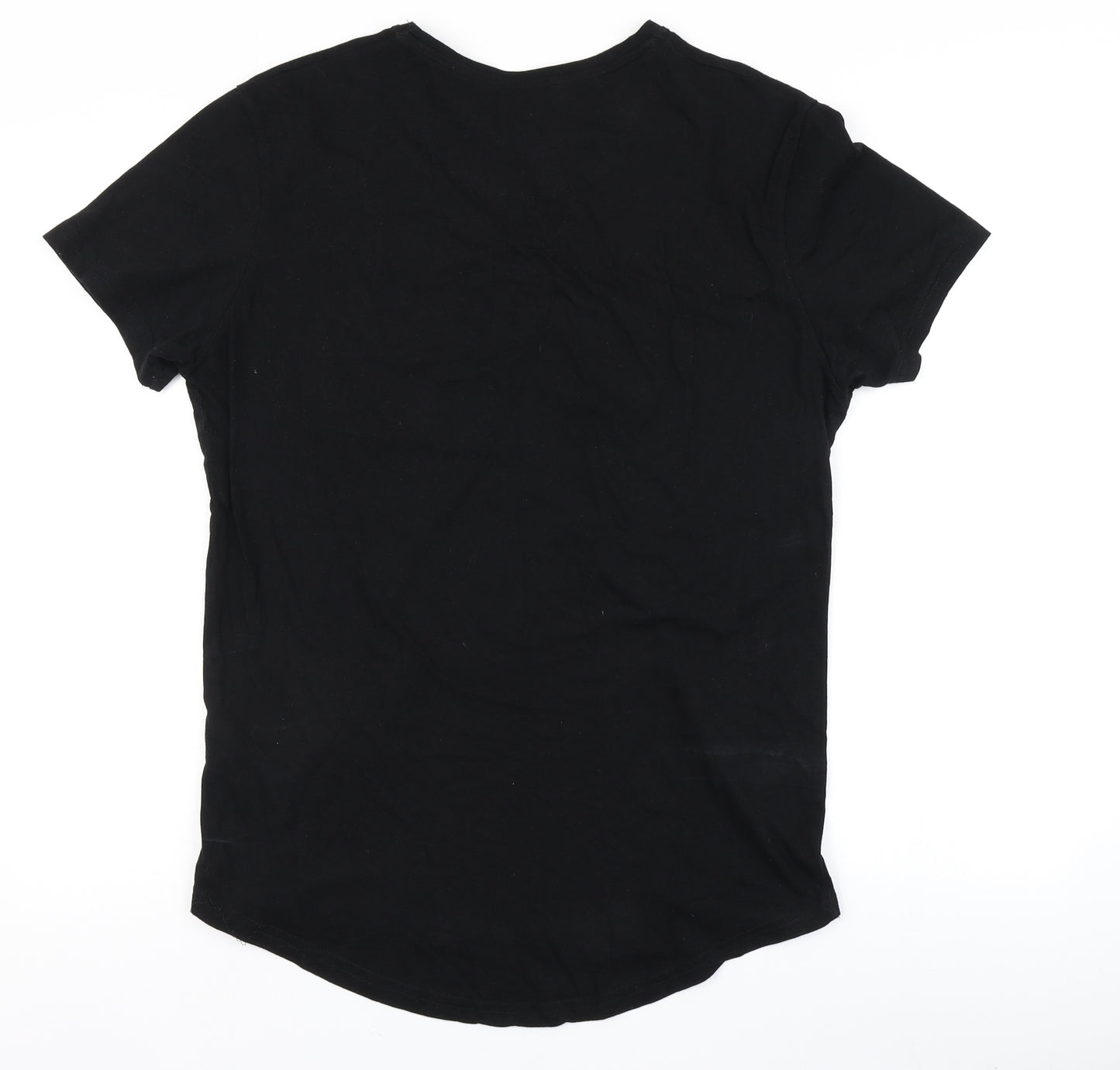 ZARA MAN Mens Black Camouflage   T-Shirt Size M