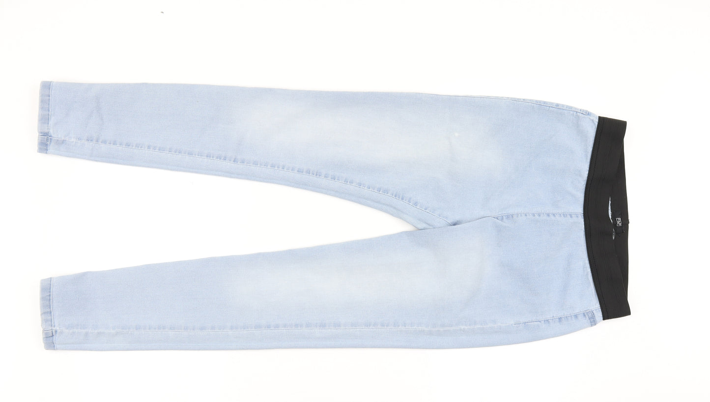 F&F Womens Blue   Jegging Leggings Size 12