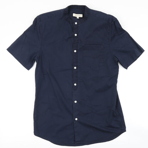 River Island Mens Blue    Button-Up Size S