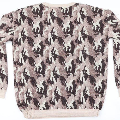NEXT Womens Multicoloured Animal Print  Pullover Jumper Size 12