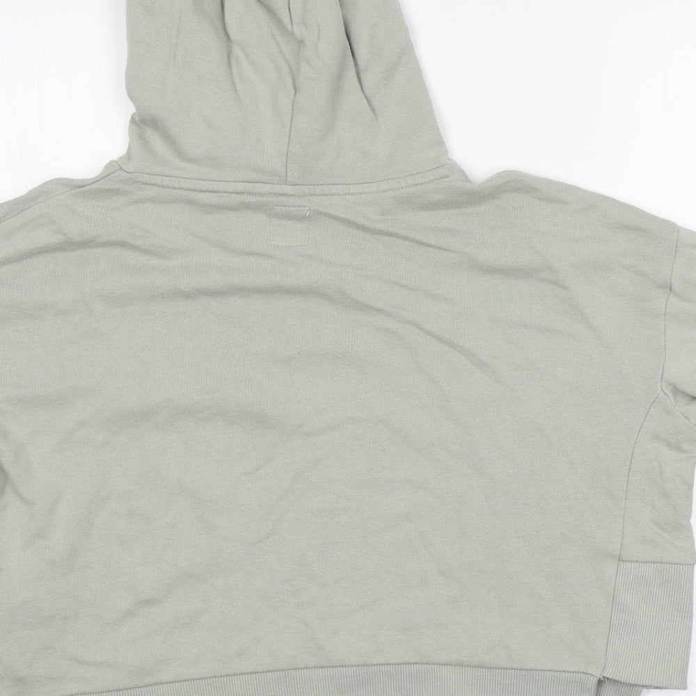 Sinsay Womens Green   Pullover Hoodie Size XS