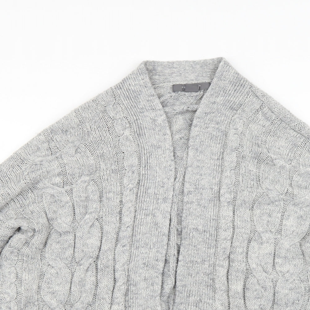 Primark Womens Grey   Cardigan Jumper Size 10