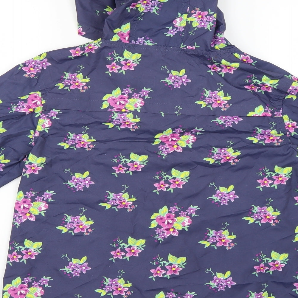yd Girls Multicoloured Flecked  Rain Coat Coat Size 11-12 Years