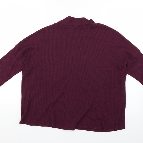 H&M Womens Purple   Basic Blouse Size M