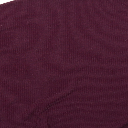 H&M Womens Purple   Basic Blouse Size M