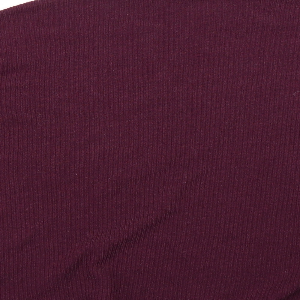 H&M Womens Purple   Basic Blouse Size M