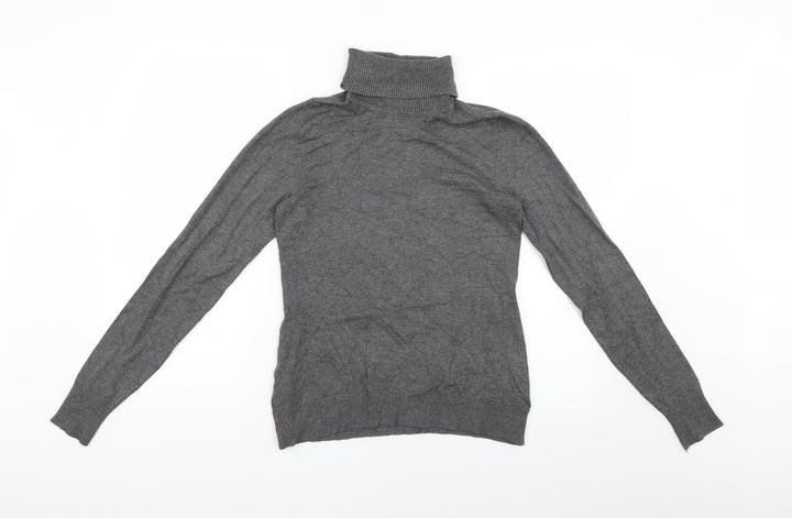 Soaked in Luxury Womens Grey Basic Blouse Size S