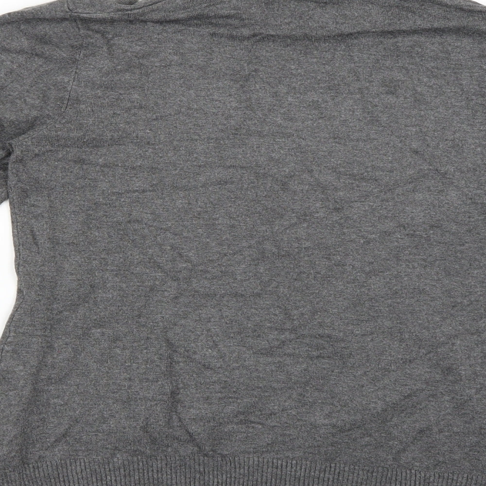 Soaked in Luxury Womens Grey   Basic Blouse Size S