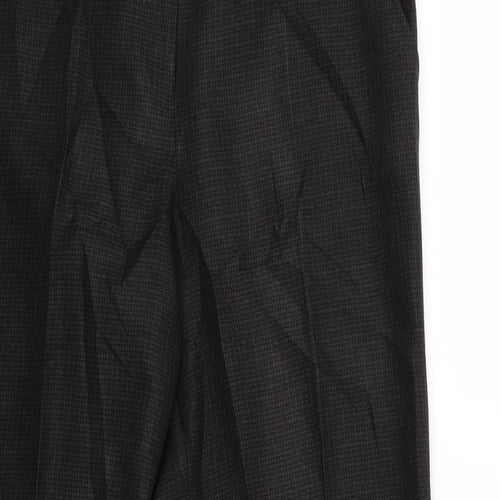 F&F Womens Brown Check  Trousers  Size 12 L26 in