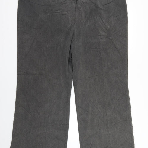 Evans Womens Grey   Trousers  Size 20 L26 in