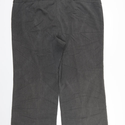 Evans Womens Grey   Trousers  Size 20 L26 in