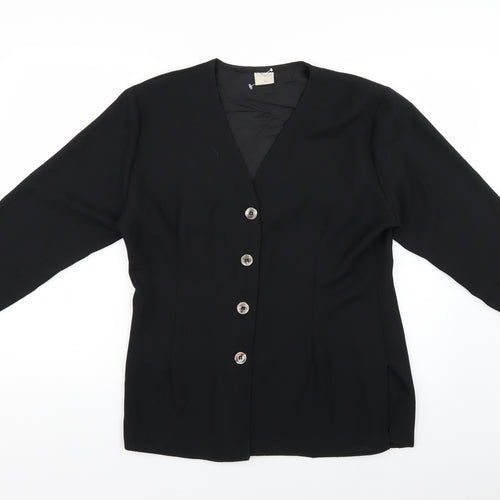 styles Womens Black   Jacket Blazer Size 14