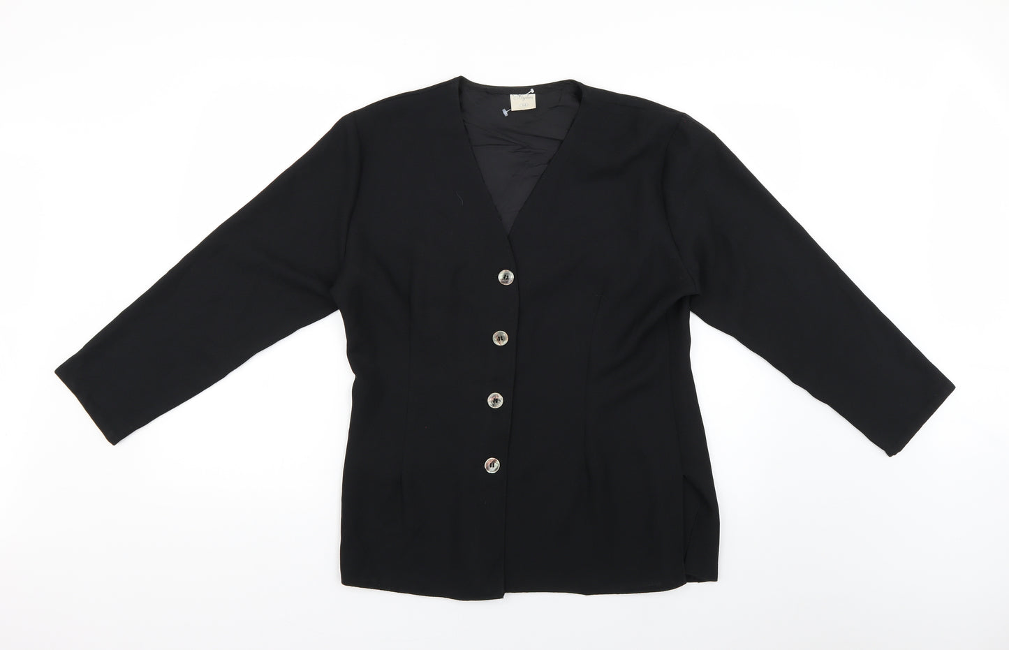 styles Womens Black   Jacket Blazer Size 14