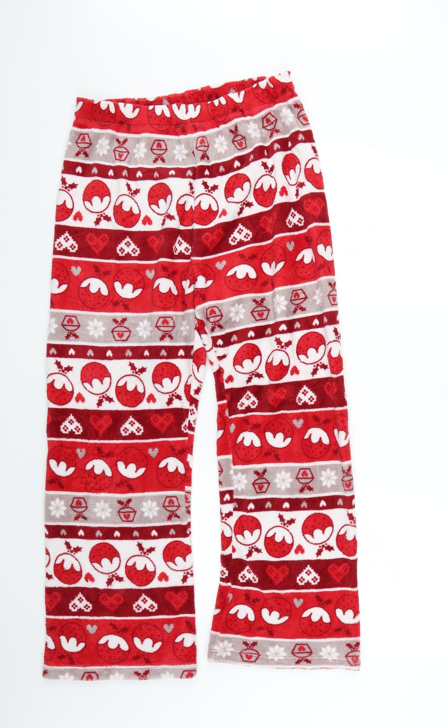 Love to Lounge Womens Multicoloured Geometric  Babydoll Pyjama Pants Size 14  - Christmas