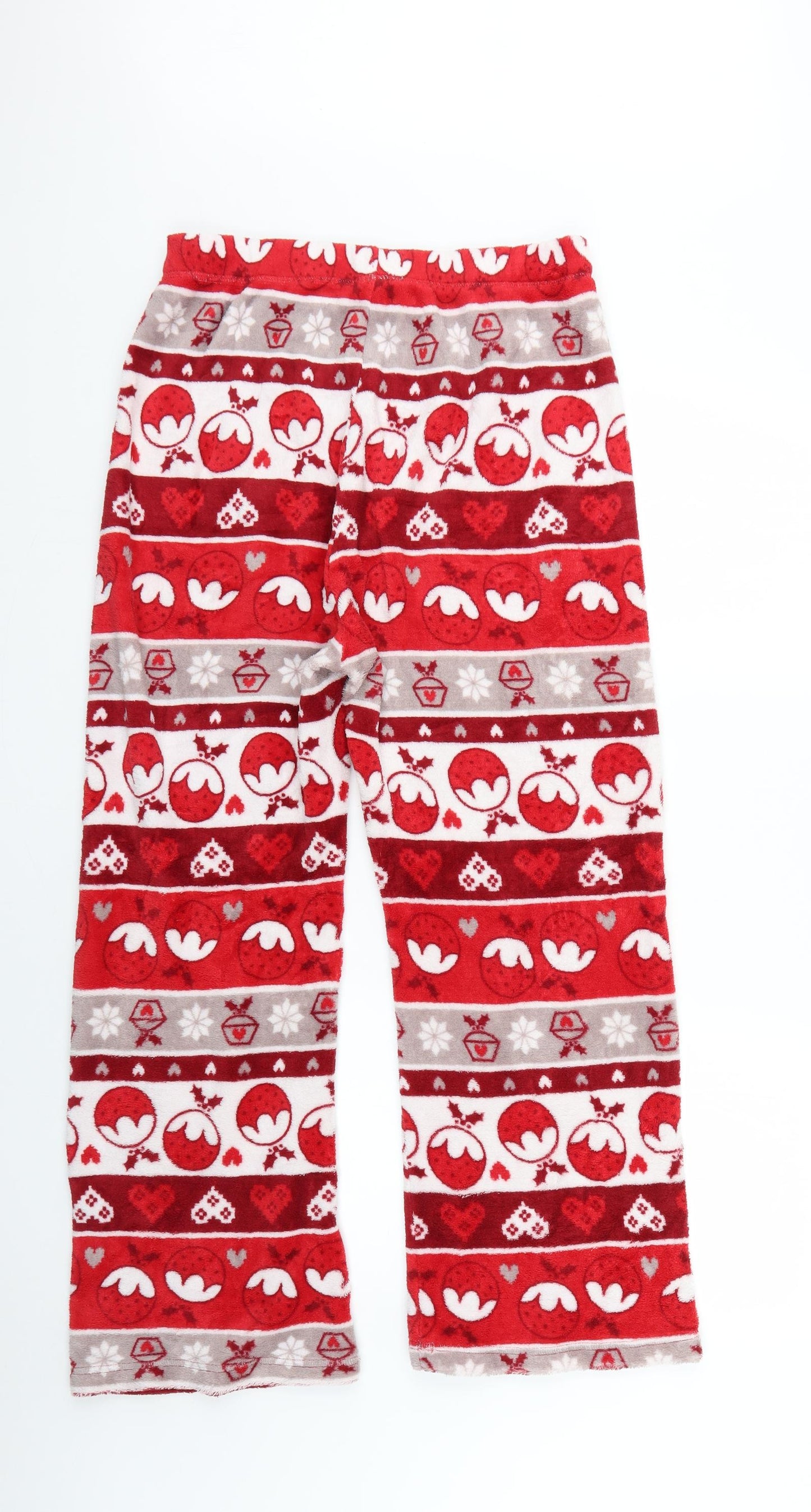 Love to Lounge Womens Multicoloured Geometric  Babydoll Pyjama Pants Size 14  - Christmas