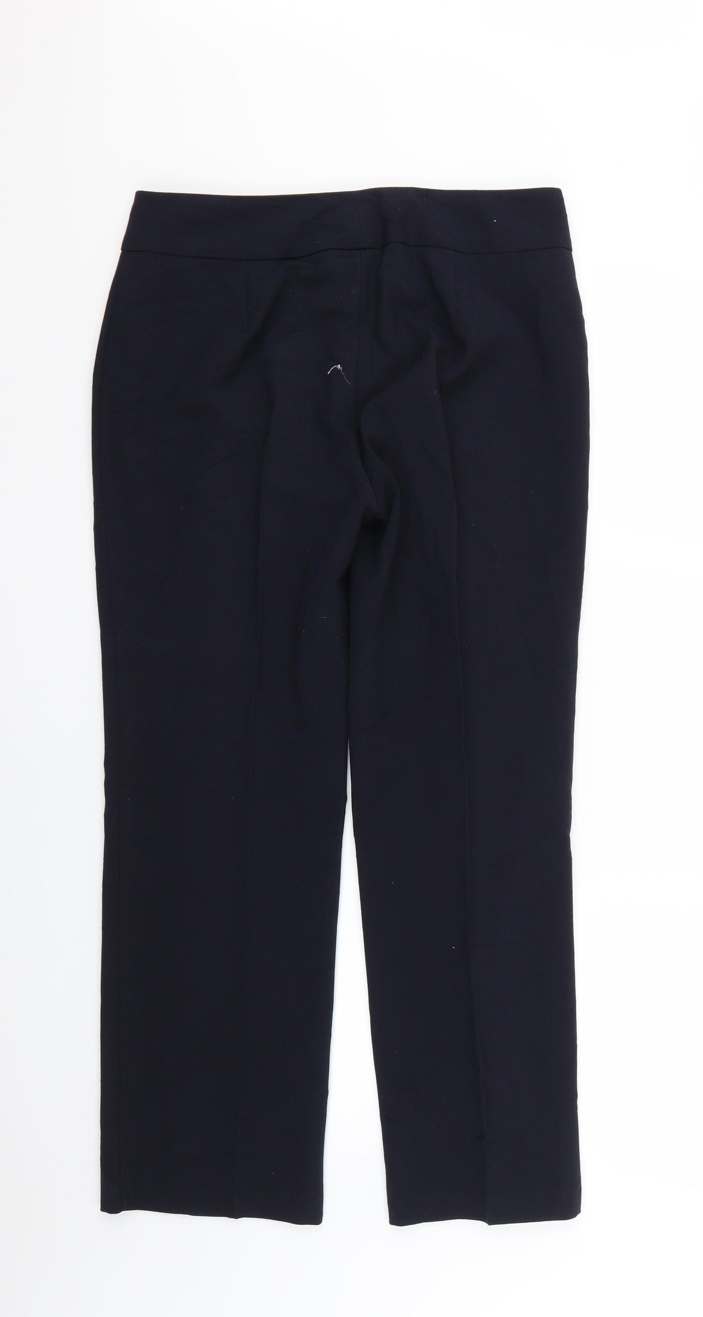 Marks and Spencer Womens Blue   Trousers  Size 10 L25 in