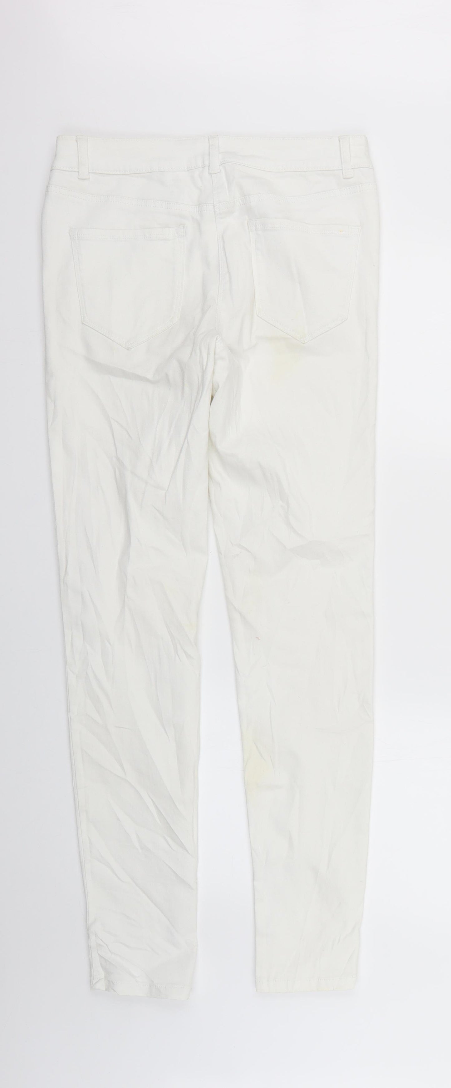 NEXT Womens White   Skinny Jeans Size 10