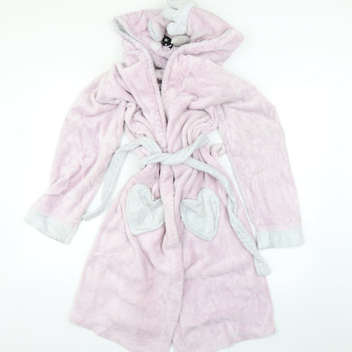 heidz Girls Purple Geometric  Top Robe Size 13 Years