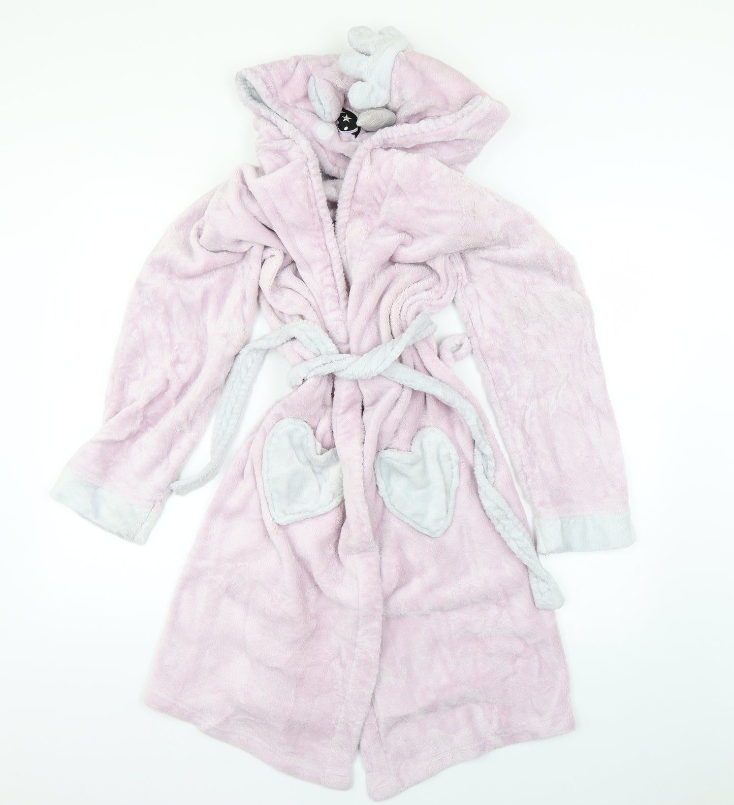 heidz Girls Purple Geometric  Top Robe Size 13 Years