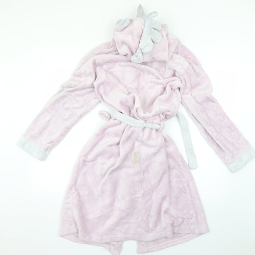 heidz Girls Purple Geometric  Top Robe Size 13 Years