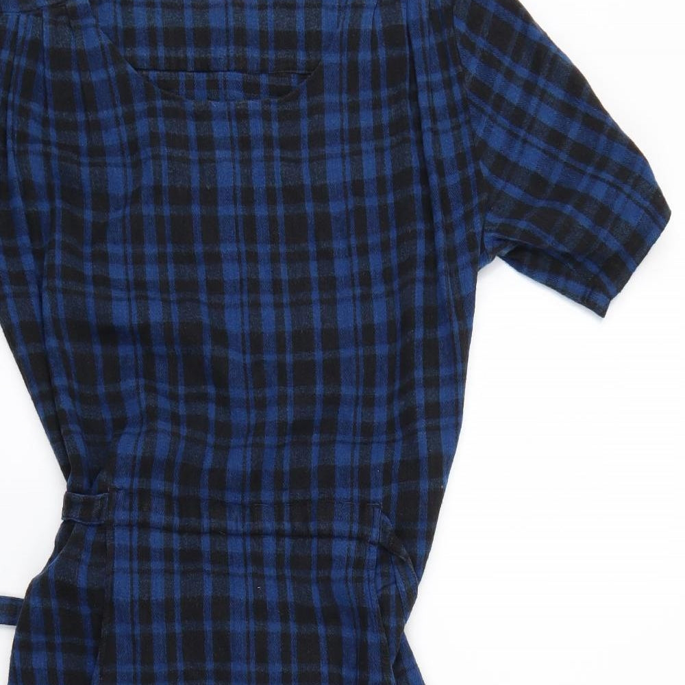 People Tree Womens Multicoloured Check  Skater Dress  Size 12