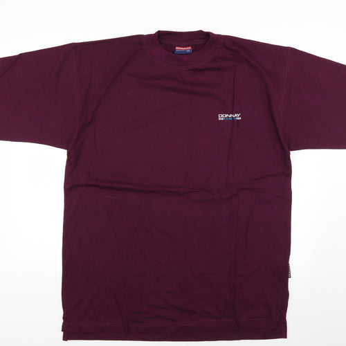 Donnay Mens Purple    T-Shirt Size L
