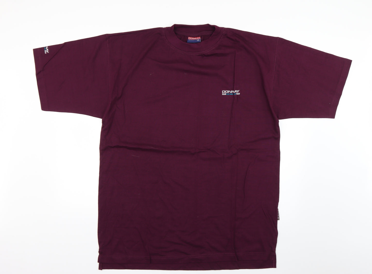 Donnay Mens Purple    T-Shirt Size L