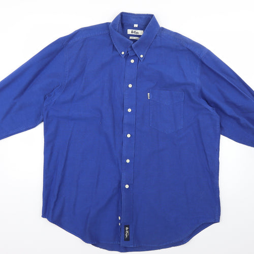 Lee Cooper Mens Blue    Dress Shirt Size 16.5