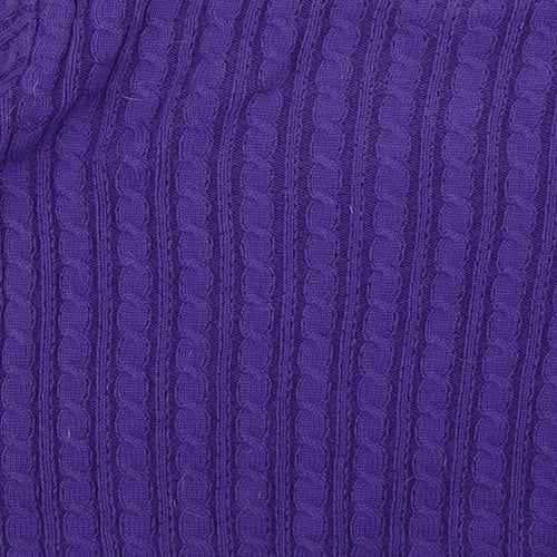 pure & natural Womens Purple   Pullover Jumper Size L