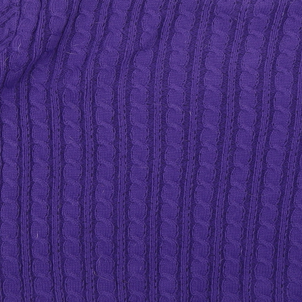 pure & natural Womens Purple   Pullover Jumper Size L