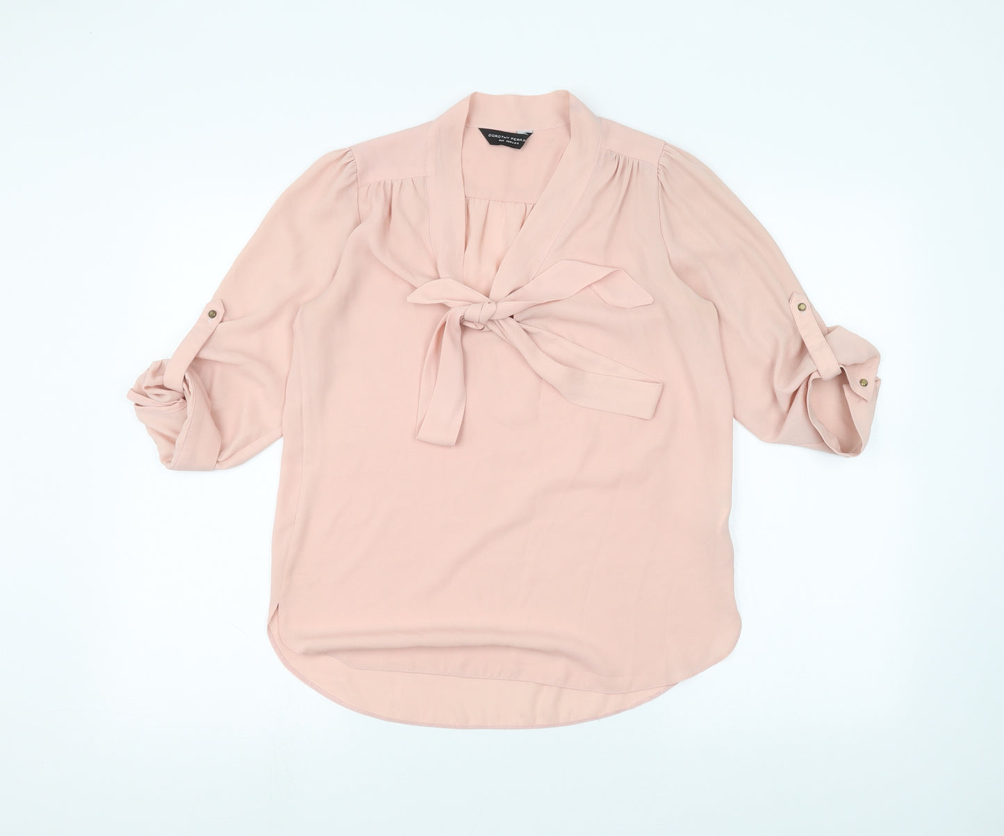 Dorothy Perkins Womens Pink   Basic Blouse Size 8