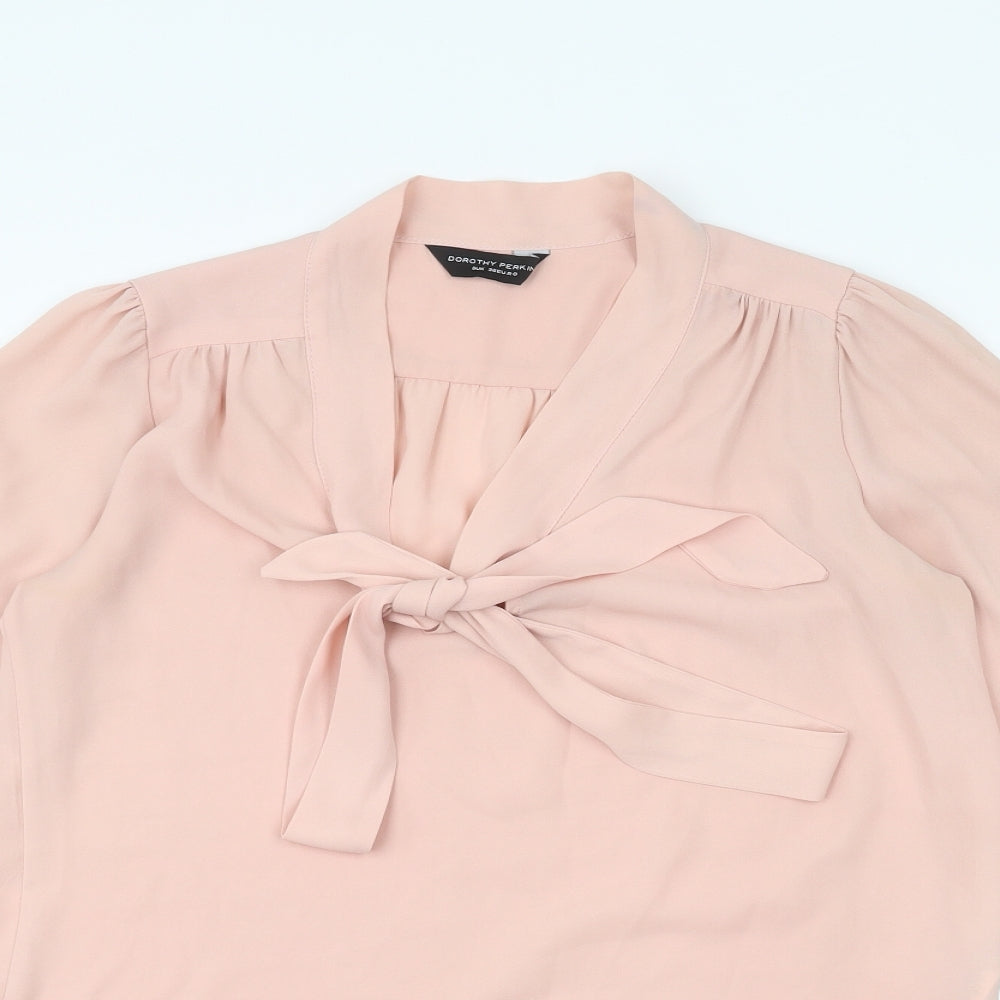 Dorothy Perkins Womens Pink   Basic Blouse Size 8