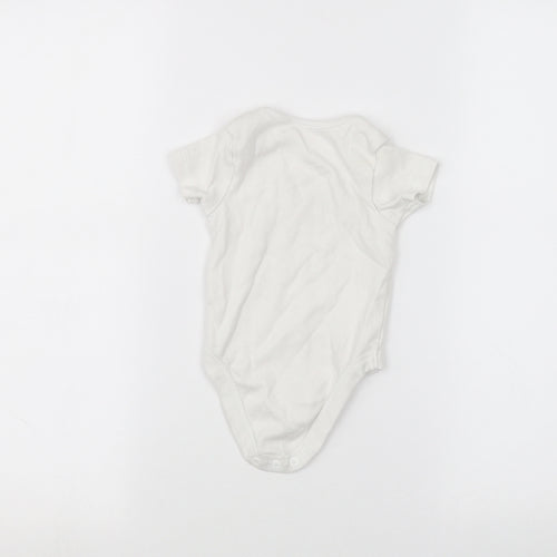 Junior J Baby White   Babygrow One-Piece Size 3-6 Months