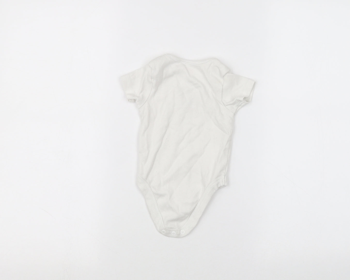 Junior J Baby White   Babygrow One-Piece Size 3-6 Months