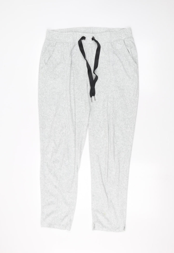 F&F Womens Grey   Trousers  Size 14 L25 in