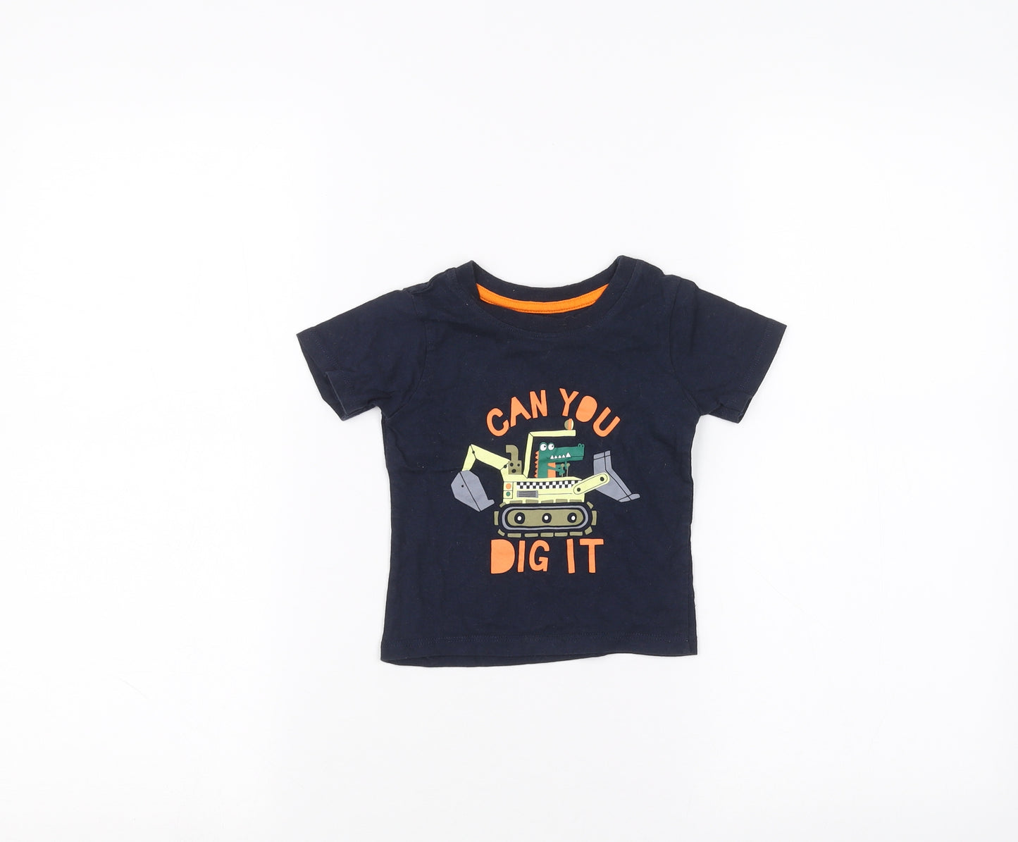 Primark Baby Blue   Basic T-Shirt Size 9-12 Months