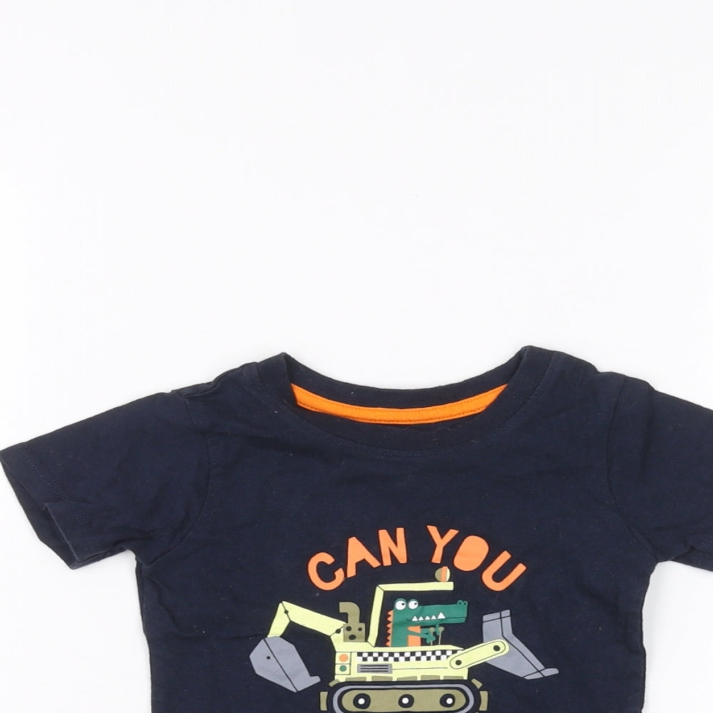 Primark Baby Blue   Basic T-Shirt Size 9-12 Months