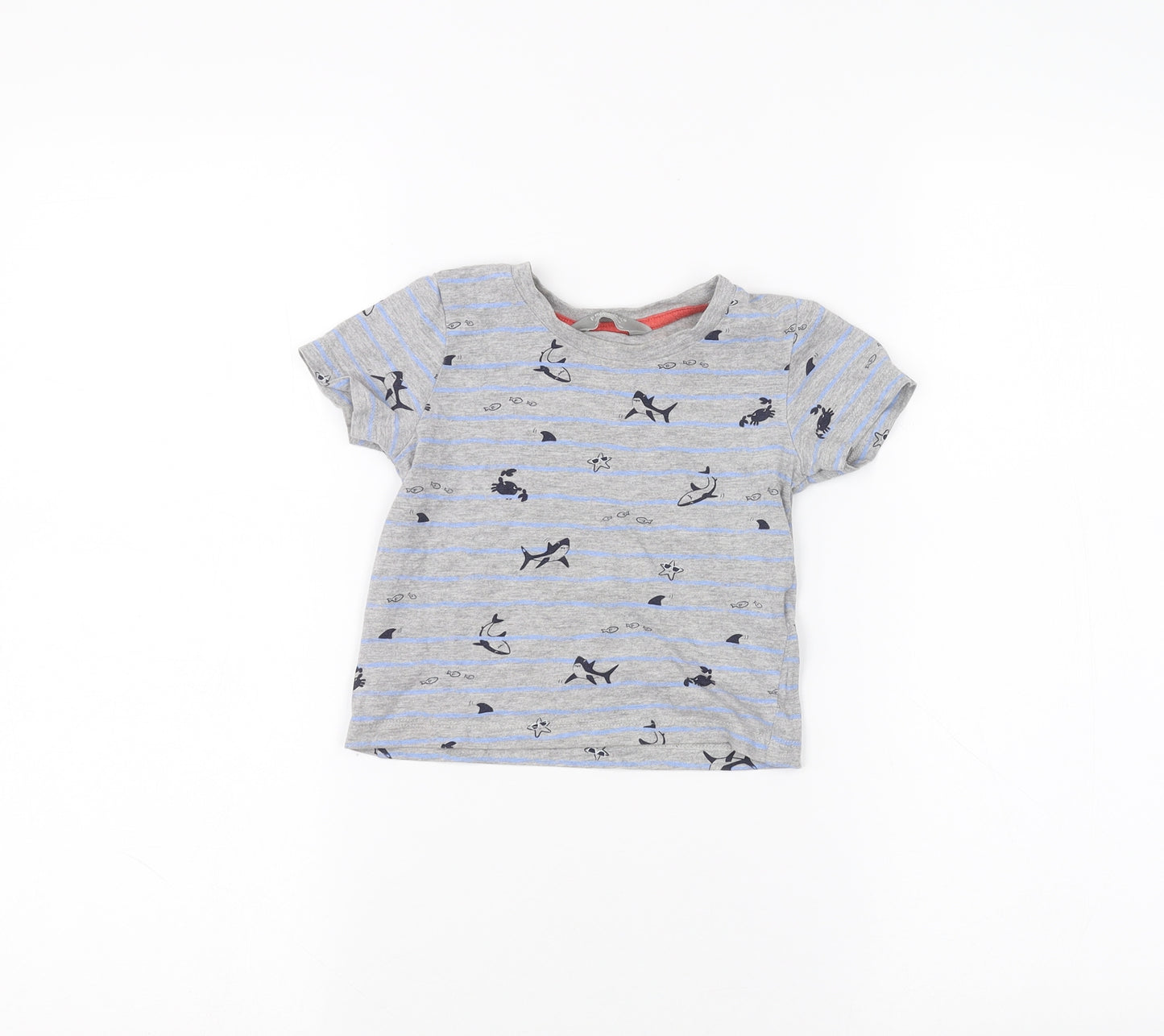 Primark Baby Grey   Basic T-Shirt Size 12-18 Months
