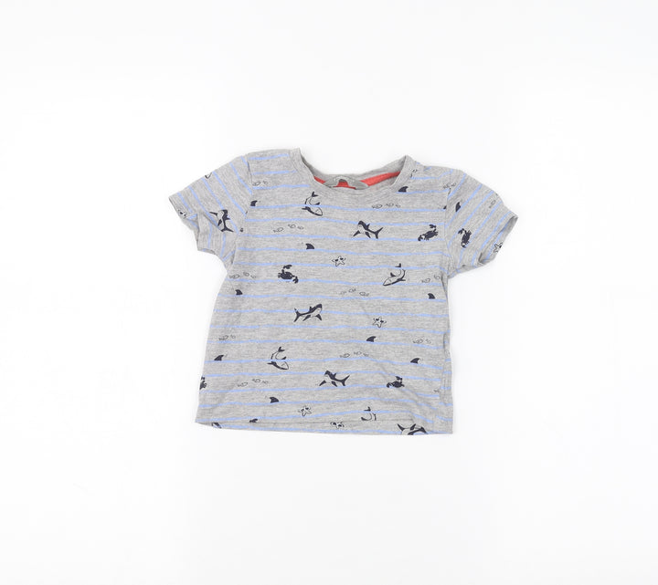 Primark Baby Grey   Basic T-Shirt Size 12-18 Months
