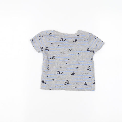 Primark Baby Grey   Basic T-Shirt Size 12-18 Months