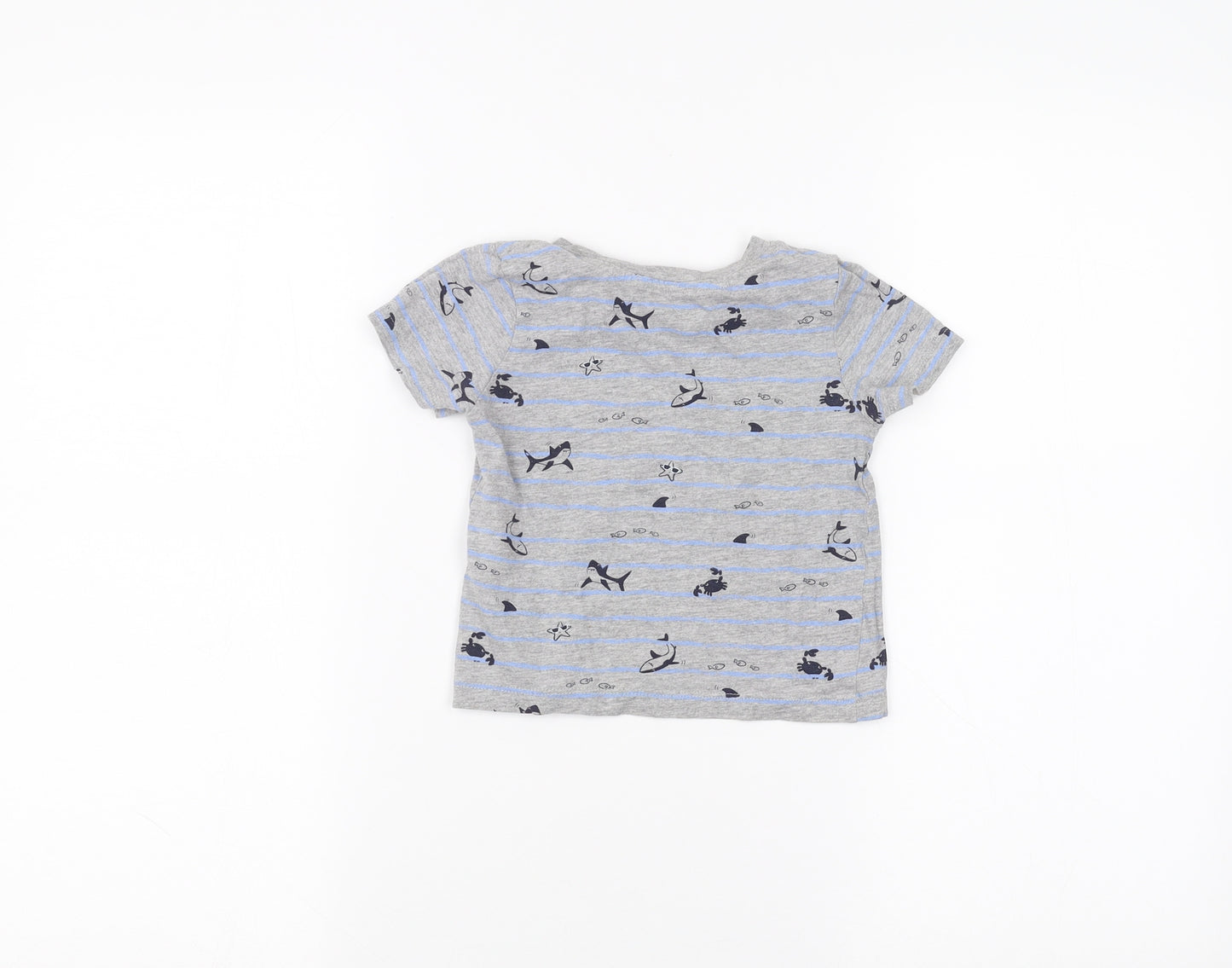 Primark Baby Grey   Basic T-Shirt Size 12-18 Months