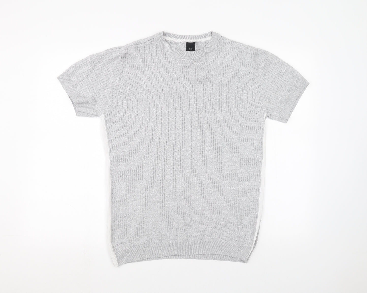 River Island Mens Grey    T-Shirt Size S