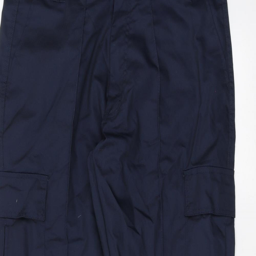 Uneek Mens Blue   Cargo Trousers Size 38 in L30 in