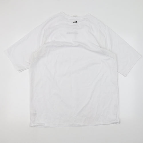 Kipsta Mens White    T-Shirt Size XL
