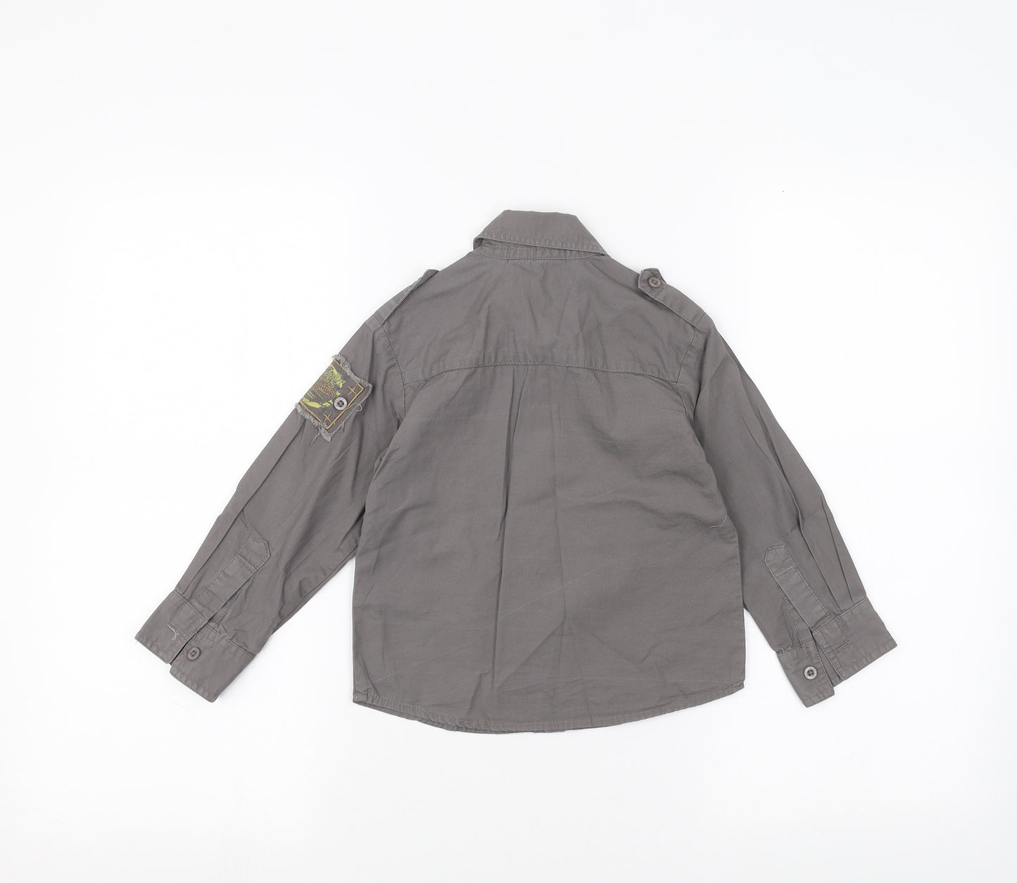 Feu Follet Baby Grey   Basic Button-Up Size 24 Months