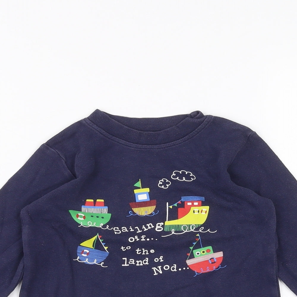 Nutmeg Baby Blue   Basic T-Shirt Size 18-24 Months